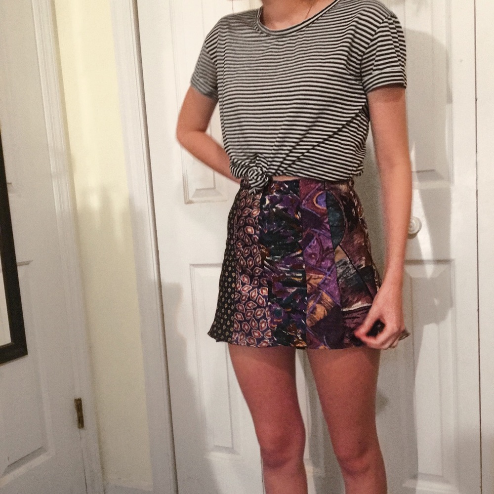 funky tie skirt